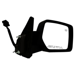 Right Power, Heated, Manual Folding Mirror for 2007-15 Jeep MK Patriot, Black Crown Automotive-2