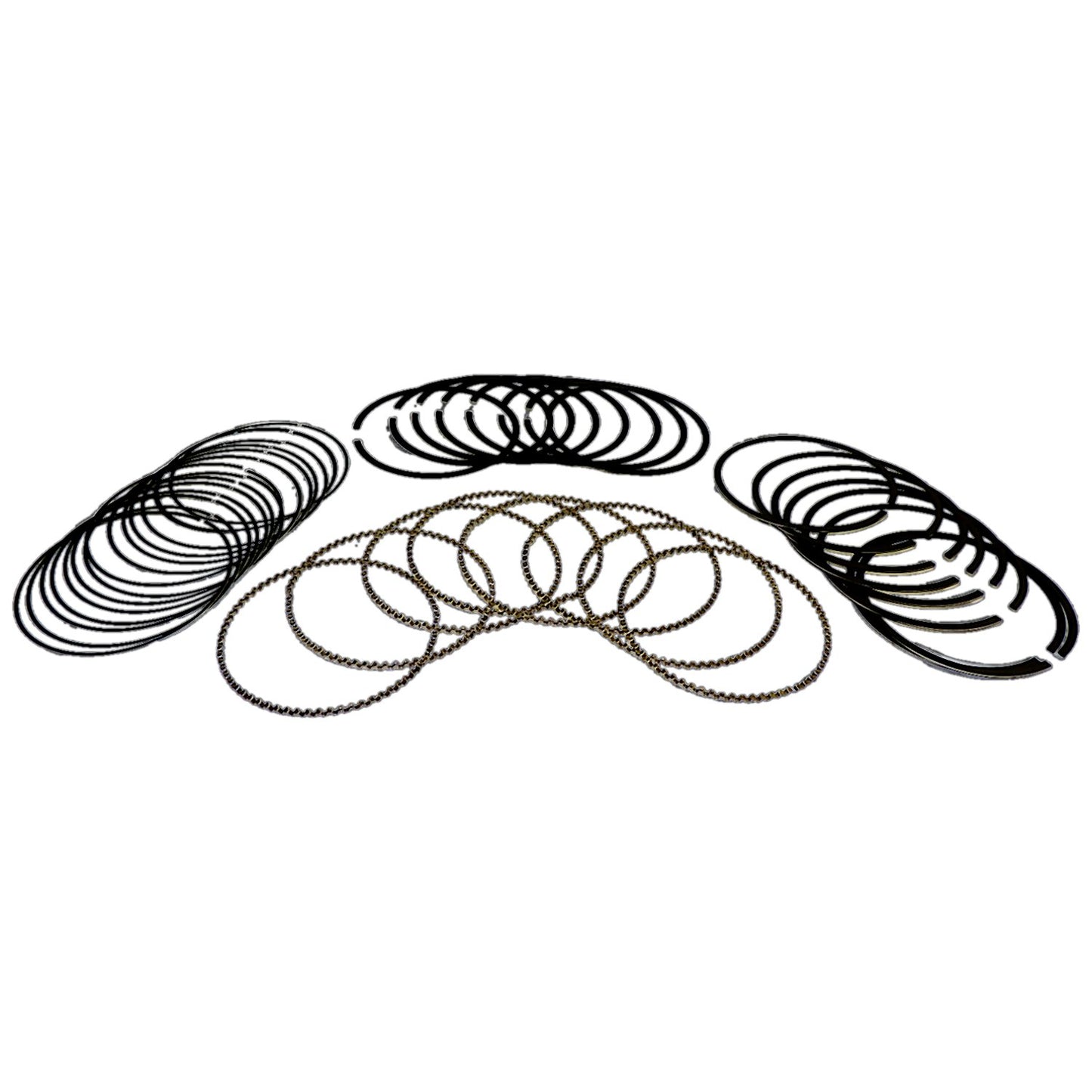 Standard Piston Ring Set for Jeep 05-10 WK Grand Cherokee, w/ 6.1L Engine Crown Automotive-1
