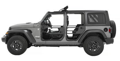 Jeep Tube Doors HighRock 4x4 Element Doors For Jeep 2020-2024 Gladiator Matte Black Bestop-4