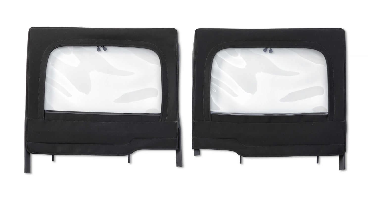 Jeep Half Doors HighRock 4x4 Element Upper Fabric Half Doors For Jeep 2020-2024 Gladiator Rear Pair Bestop-1