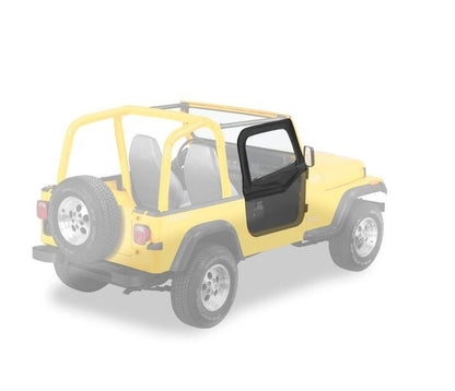 Rounded Upper Half Doors Rear Corner Jeep 1988-1995 Wrangler YJ Fits Supertop Classic 54599, 51599 Bestop-2