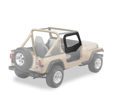 Rounded Upper Half Doors Rear Corner Jeep 1988-1995 Wrangler YJ Fits Supertop Classic 54599, 51599 Bestop-1