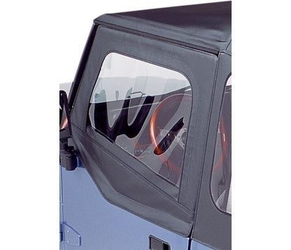 Square Upper Half Doors Rear Corner Jeep 1988-1995 Wrangler YJ Fits original factory hardware or Replace-A-Top Bestop-2