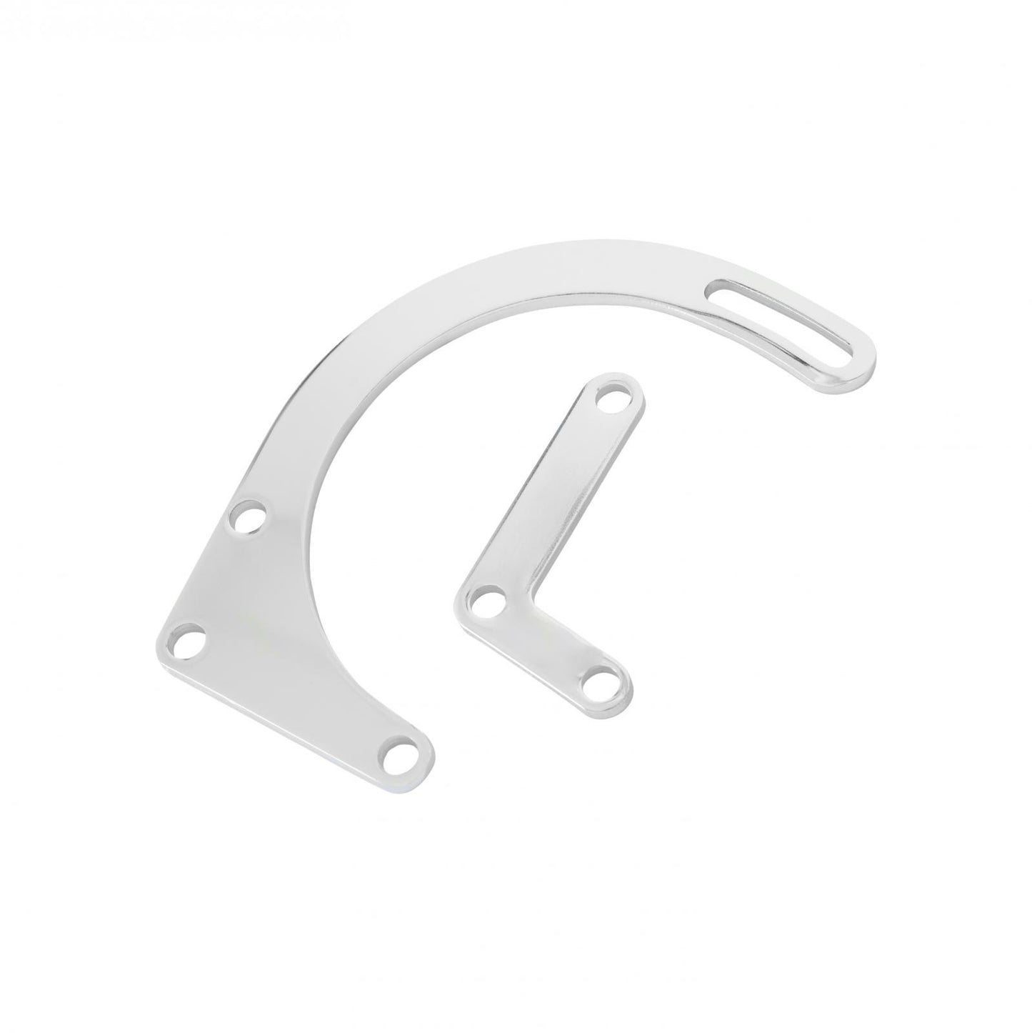 Lower Alternator Mounting Kit Chrome Fits Small Block Chevrolet with Short Style Water Pump Mr Gasket-2