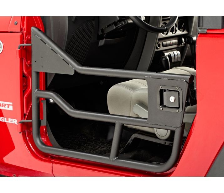 Bestop Jeep Tube Doors HighRock 4x4 Element Doors For Jeep 2007-2018 Wrangler JK Matte Black Bestop