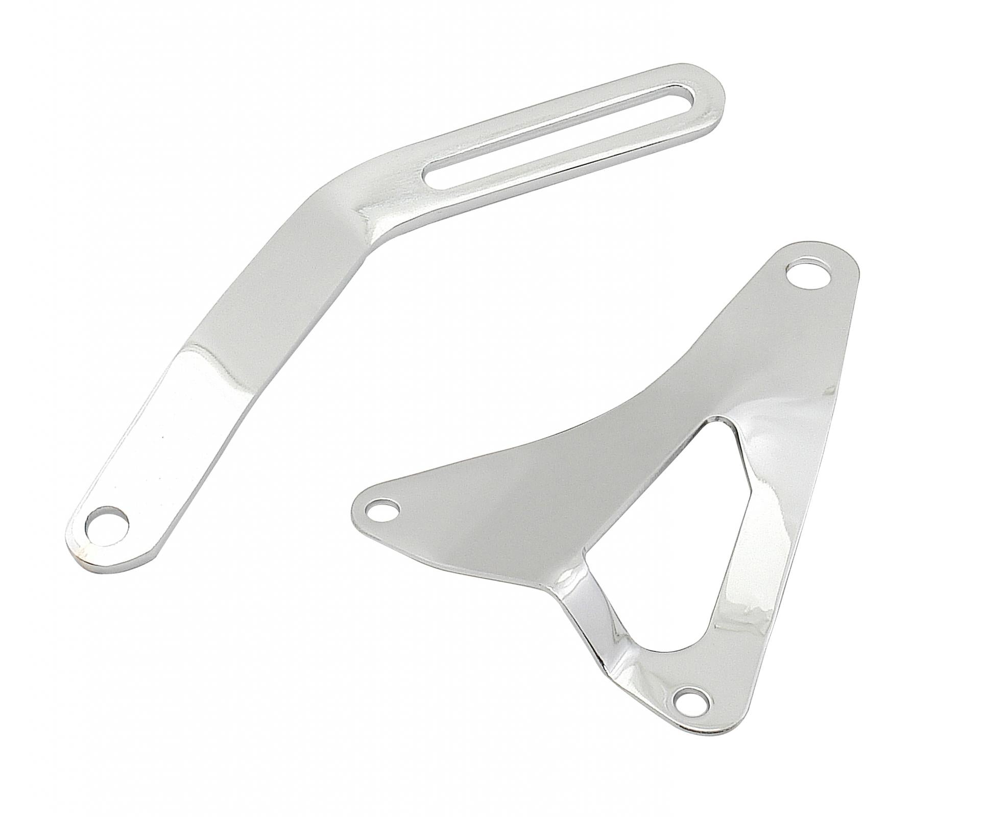 Alternator Bracket Chrome Fits 1965-1969 Ford 260, 289, 302 Mr Gasket