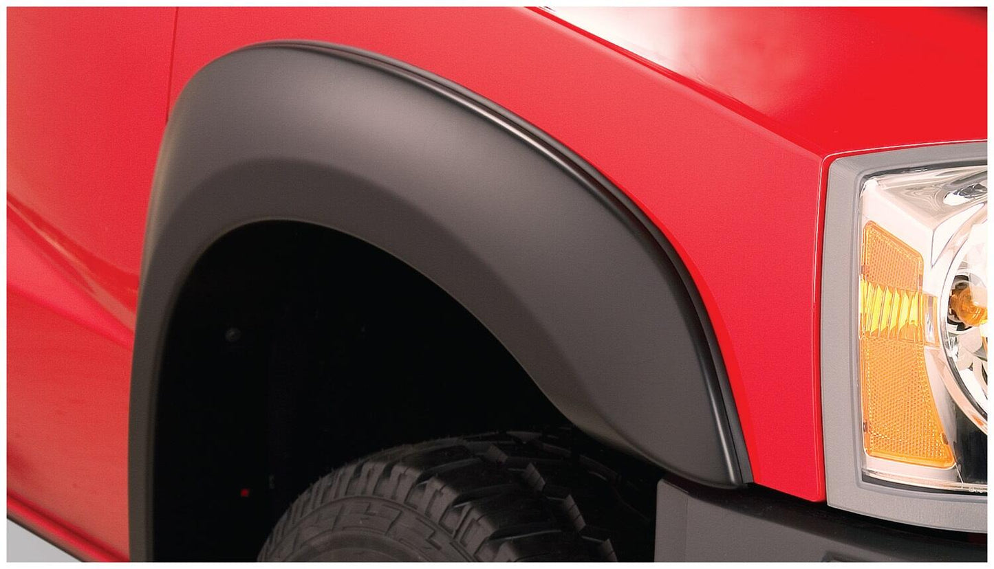 Black Extendafender Style Smooth Finish 4-Piece Fender Flare Set For 1998-2003 Dodge Durango Bushwacker-1
