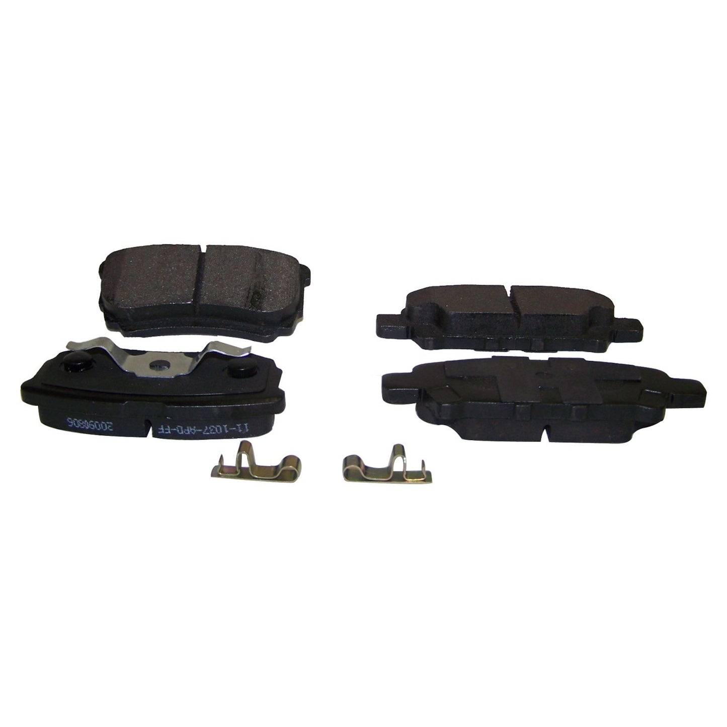 Rear Brake Pad Set for 2007-2017 Jeep MK Compass, Patriot w/ 10.31 Inch Rotors Crown Automotive