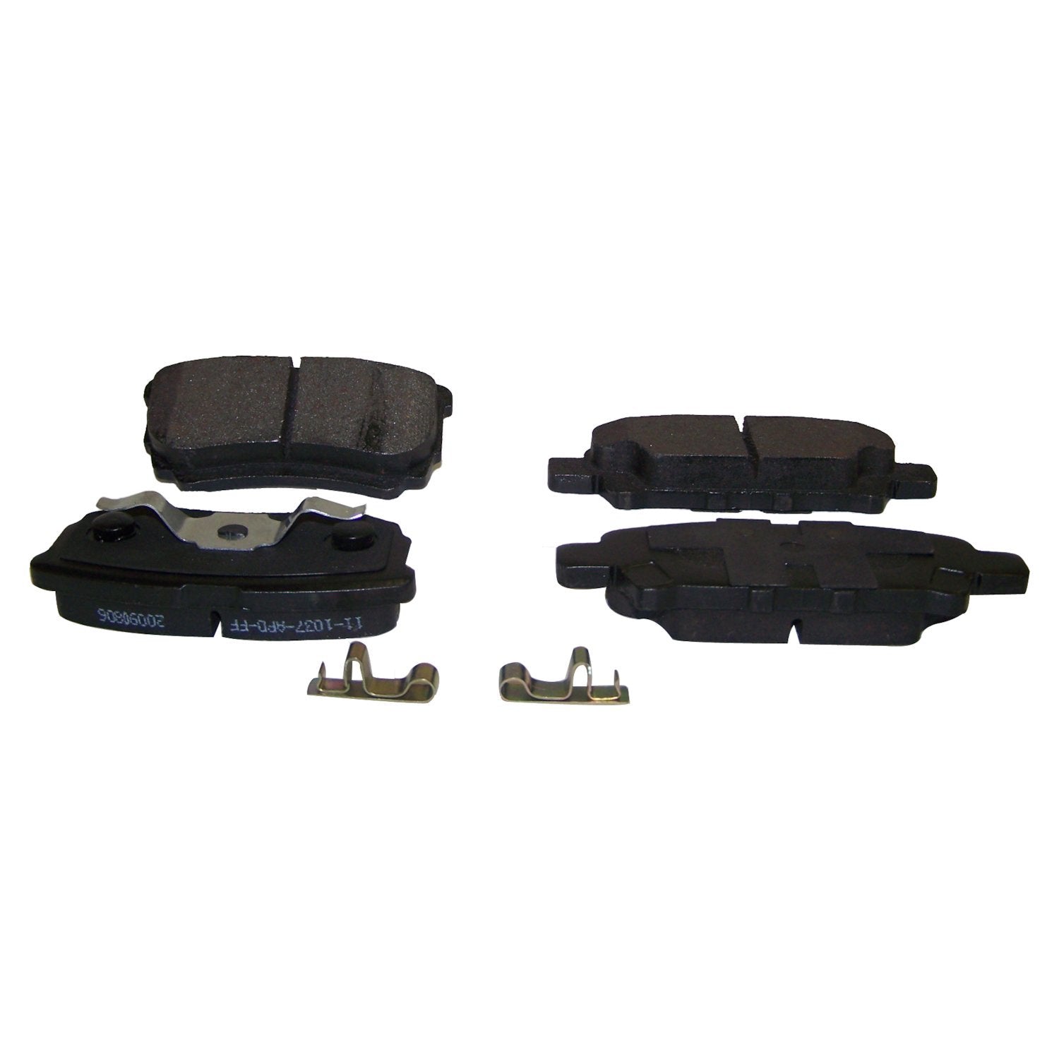Rear Brake Pad Set for 2007-2017 Jeep MK Compass, Patriot w/ 10.31 Inch Rotors Crown Automotive