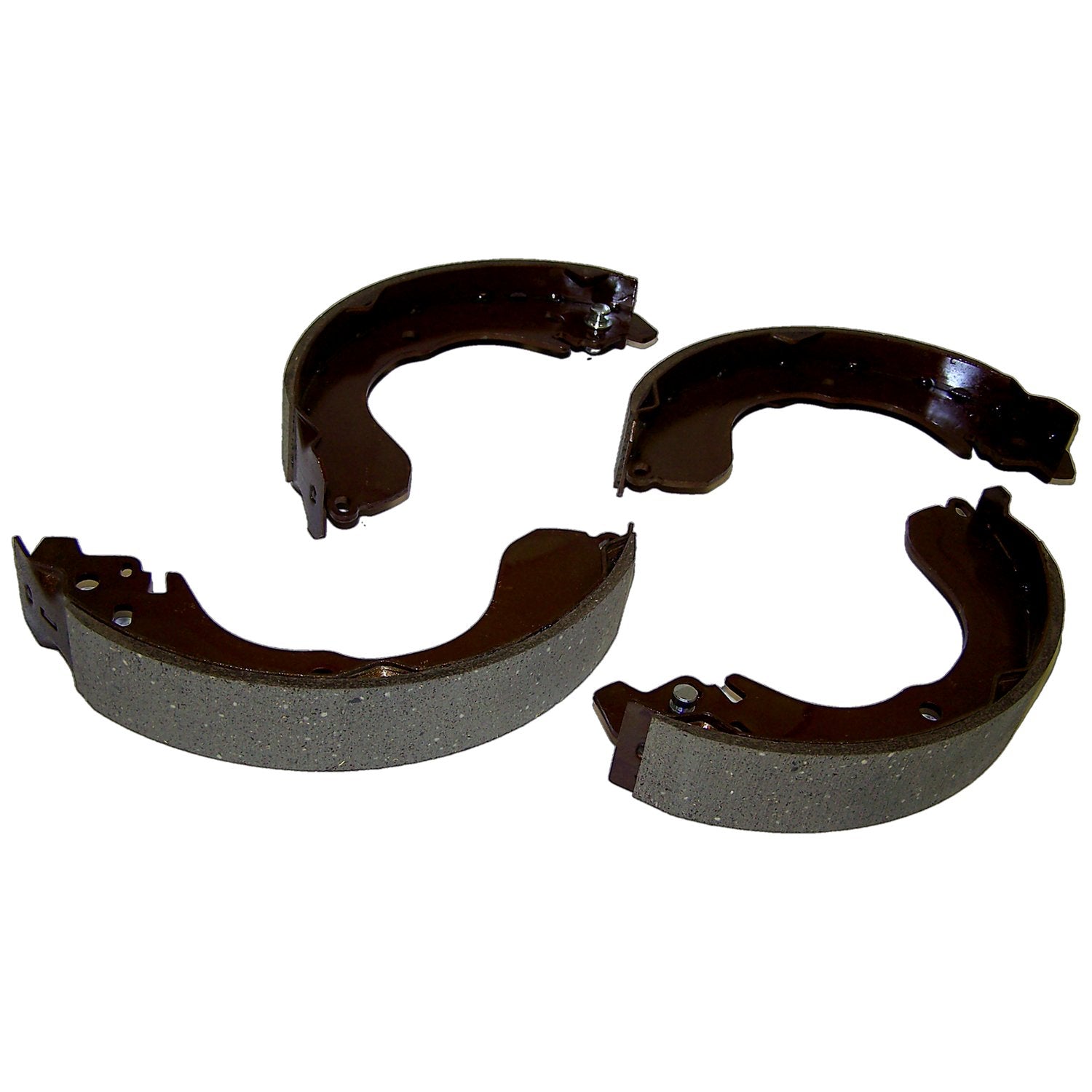 Rear Brake Shoe Set for 2008-2017 Jeep MK Compass / Patriot w/ Rear Drum Brakes Crown Automotive-4
