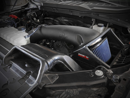 Rapid Induction Cold Air Intake System w/ Pro 5R Filter Ford F-150 21-26 V8-5.0L aFe Power-6