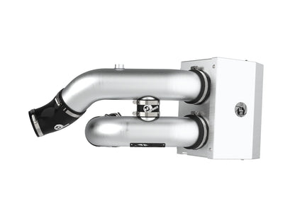 Rapid Induction Cold Air Intake System w/ Pro 5R Filter Brushed Ford F-150 Raptor 21-26 V6-3.5L (tt) aFe Power-4