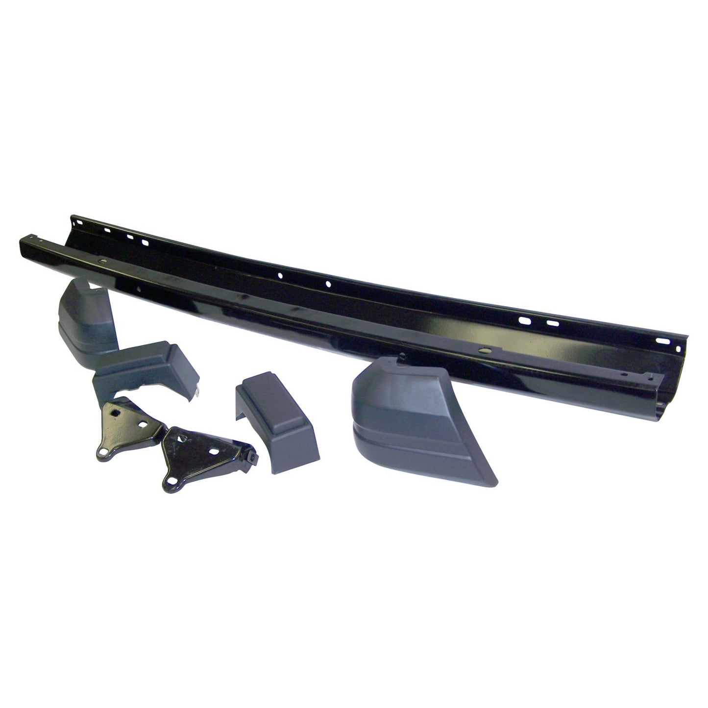 Black Front Bumper Kit for 1984-1996 Jeep XJ Cherokee & MJ Comanche Crown Automotive