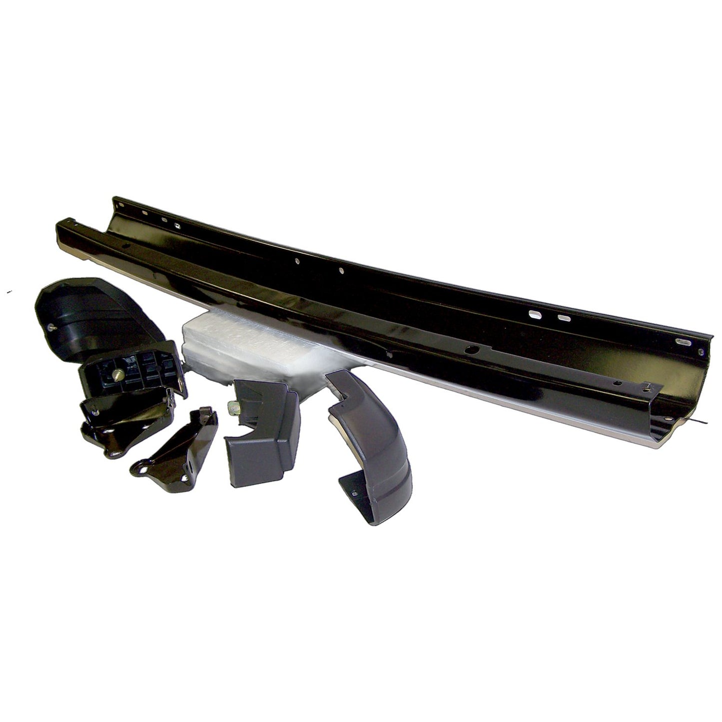 Black Front Bumper Kit for 1984-1996 Jeep XJ Cherokee & MJ Comanche Crown Automotive-2