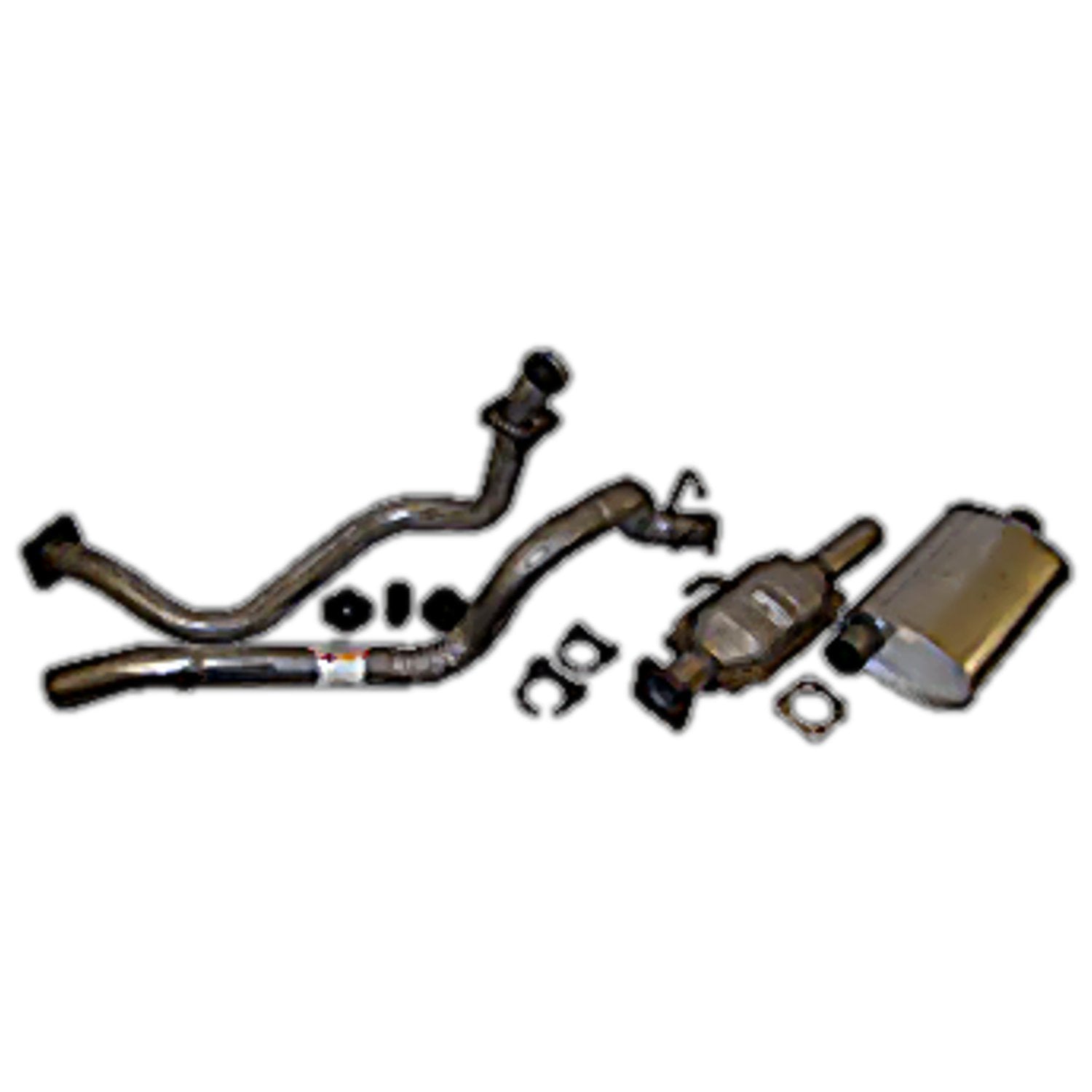 Exhaust Kit for 1987-1992 Jeep YJ Wrangler w/ 2.5L Engine Crown Automotive-1