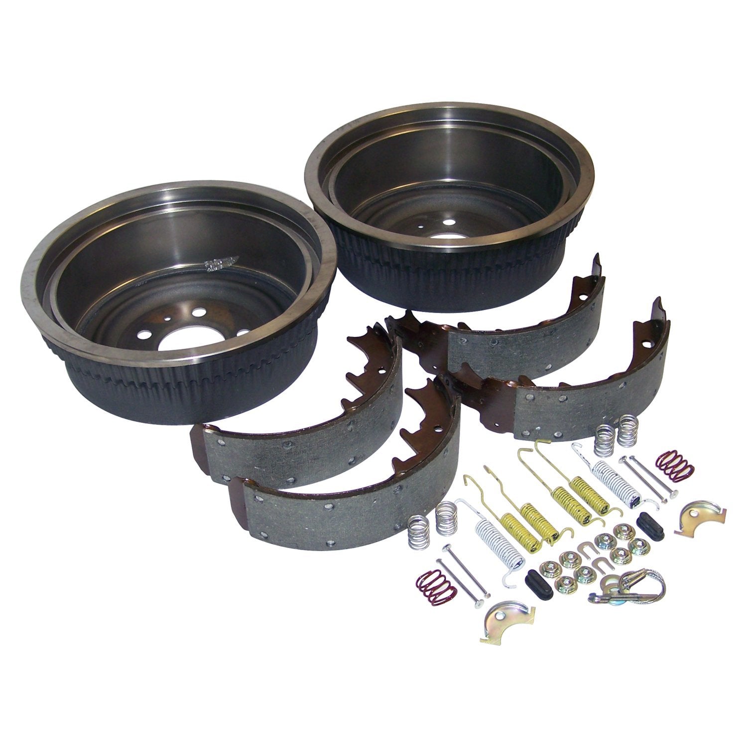 Rear Drum Service Brake Kit for Jeep XJ, MJ, YJ w/ 10 Inch x 2.5 Inch Drums Crown Automotive
