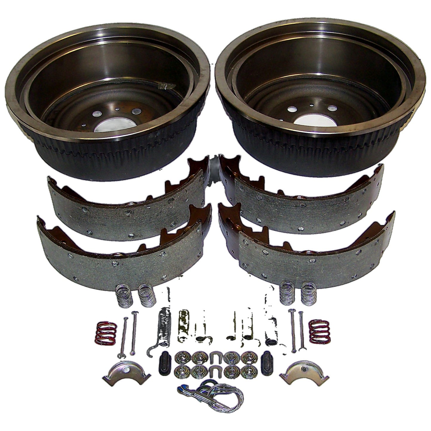 Rear Drum Service Brake Kit for Jeep XJ, MJ, YJ w/ 10 Inch x 2.5 Inch Drums Crown Automotive-1