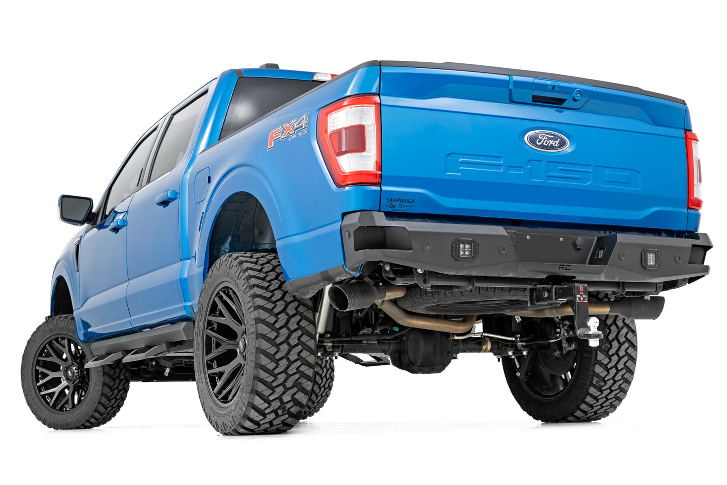 Rough Country SR2 Adjustable Aluminum Steps Crew Cab 15-22 Ford F-150/17-22 Super Duty Rough Country