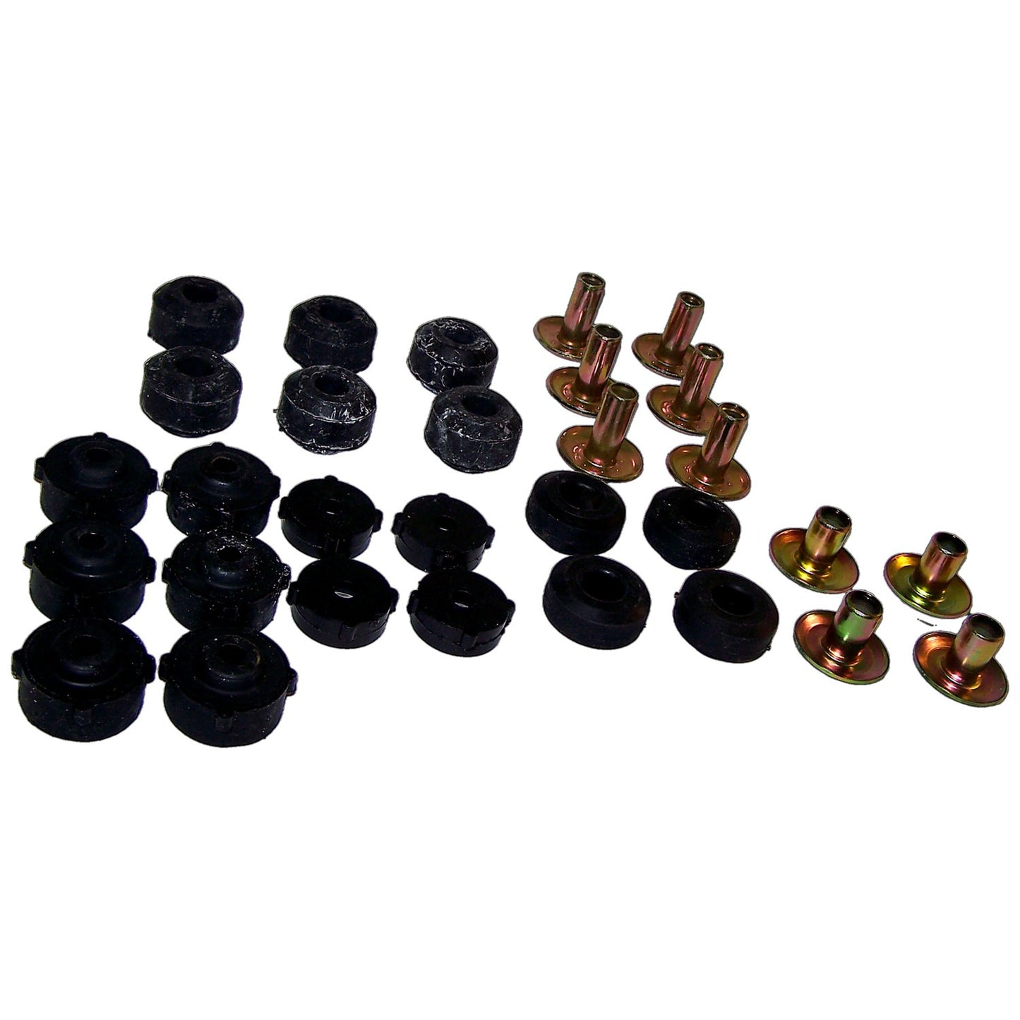 Body Mount Kit for 1987-1995 Jeep YJ Wrangler w/ Steel Body Crown Automotive-1