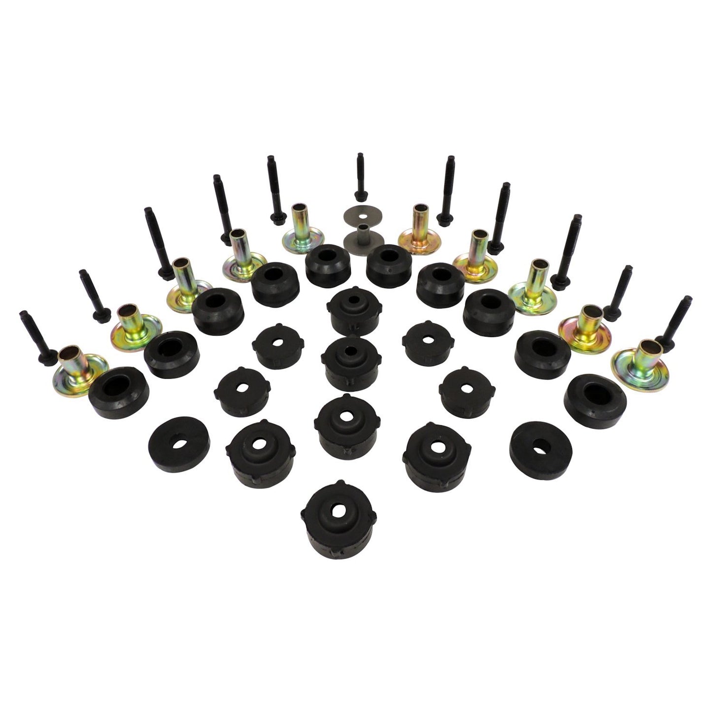 Body Mount Master Kit for 1987-1995 Jeep YJ Wrangler w/ Steel Body Crown Automotive