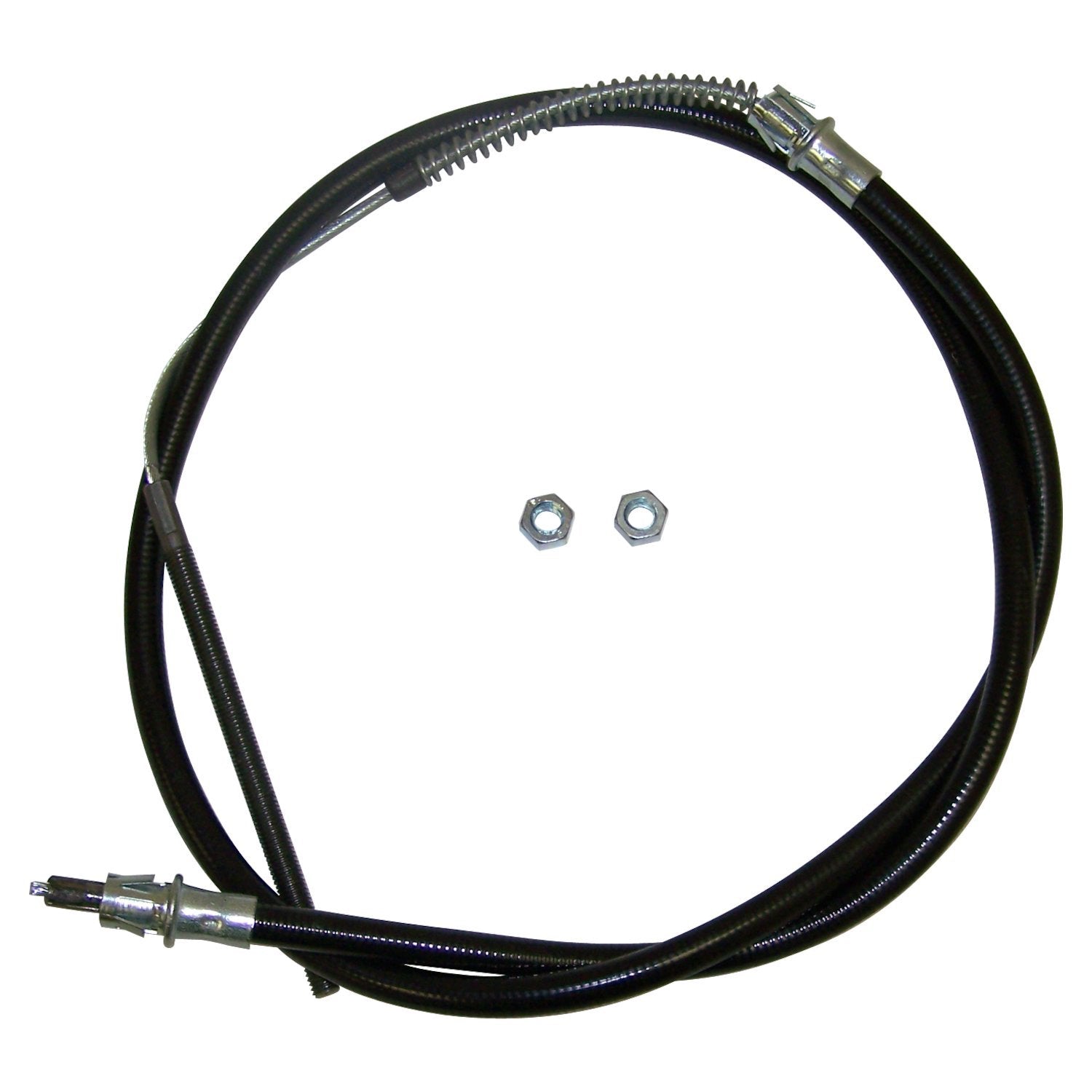 Front Parking Brake Cable for 87-90 Jeep YJ Wrangler w/ 93 Inch Wheelbase, 62 Inch Long Crown Automotive