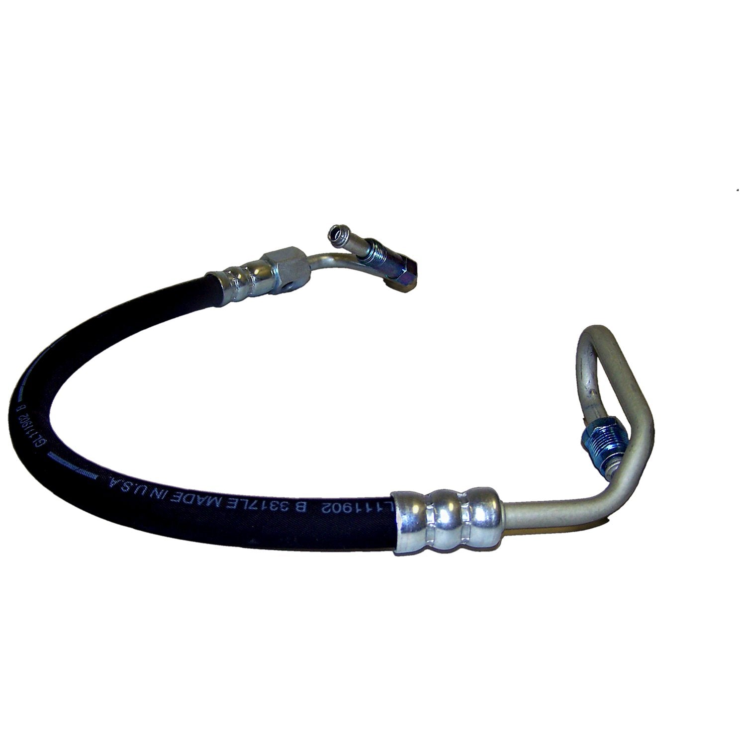 Power Steering Pressure Hose for 87-90 XJ Cherokee, MJ Comanche w/ 2.5L, 4.0L Crown Automotive-4