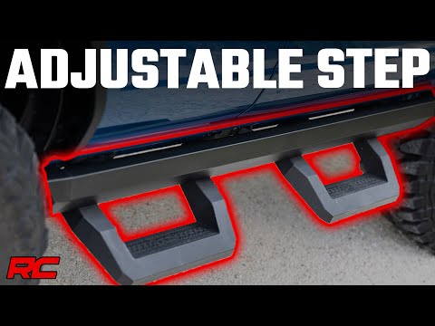 SR2 Adjustable Aluminum Step 21-Up Ford Bronco 4WD Rough Country-1