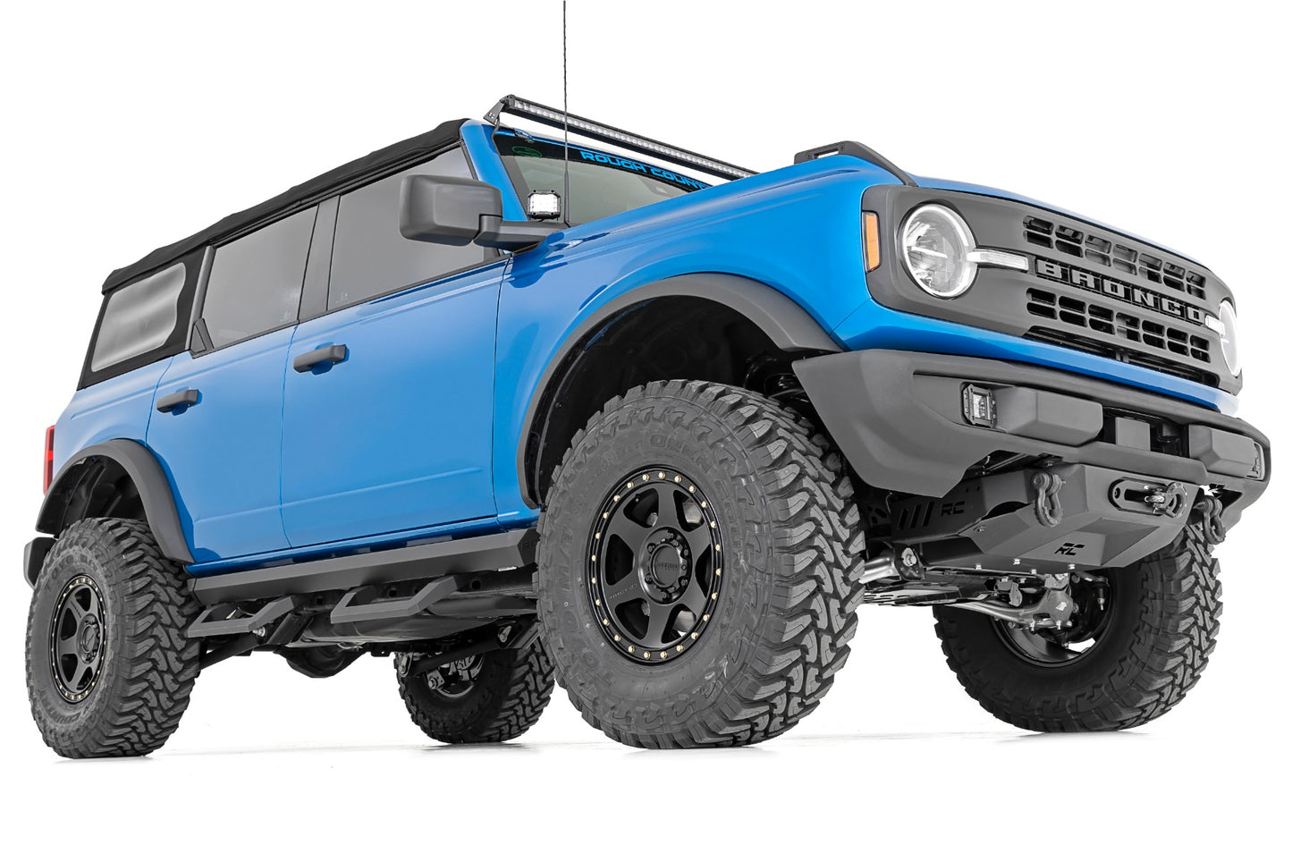 SR2 Adjustable Aluminum Step 21-Up Ford Bronco 4WD Rough Country-2