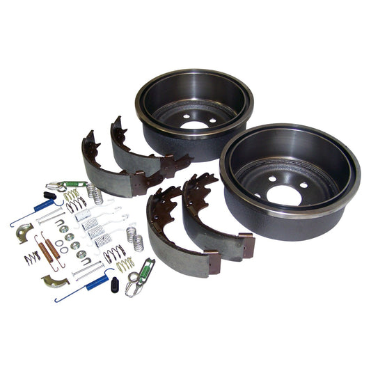 Rear Drum Brake Service Kit for 00-06 TJ Wrangler, XJ Cherokee w/ 9 Inchx2.5 Inch Drums Crown Automotive