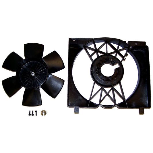 Cooling Fan Assembly for Jeep 1987-1996 XJ Cherokee, MJ Comanche w/ 4.0L Engine Crown Automotive-1