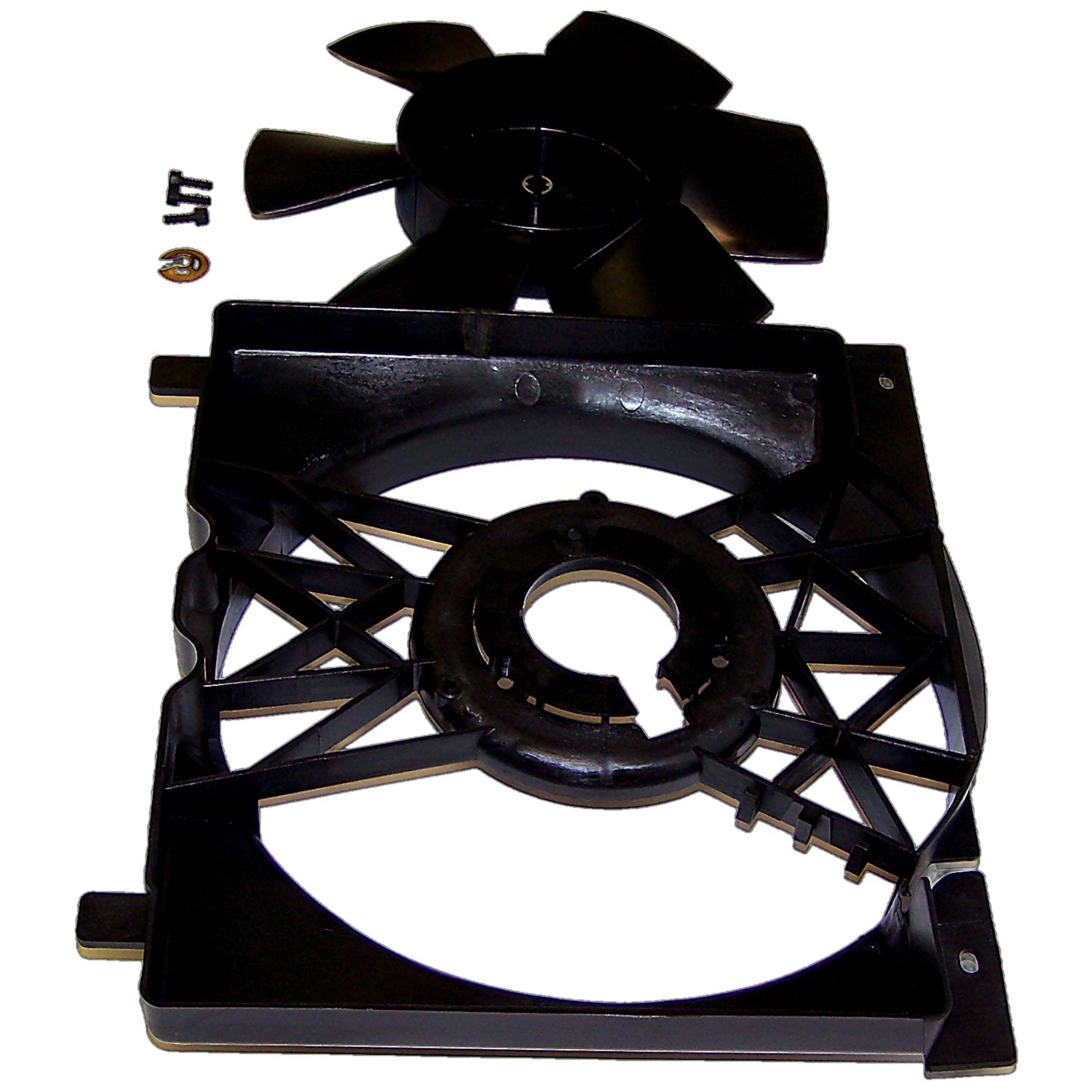 Cooling Fan Assembly for Jeep 1987-1996 XJ Cherokee, MJ Comanche w/ 4.0L Engine Crown Automotive-2