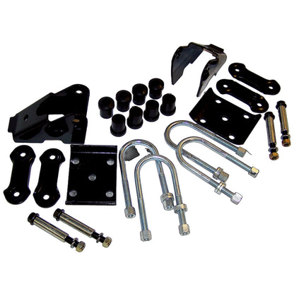 Rear Leaf Spring Mounting Kit for 87-95 Jeep YJ Wrangler w/ Dana 35 Rear Axle Crown Automotive-3