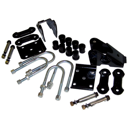 Rear Leaf Spring Mounting Kit for 87-95 Jeep YJ Wrangler w/ Dana 35 Rear Axle Crown Automotive-4