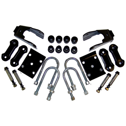 Rear Leaf Spring Mounting Kit for 87-95 Jeep YJ Wrangler w/ Dana 35 Rear Axle Crown Automotive-7