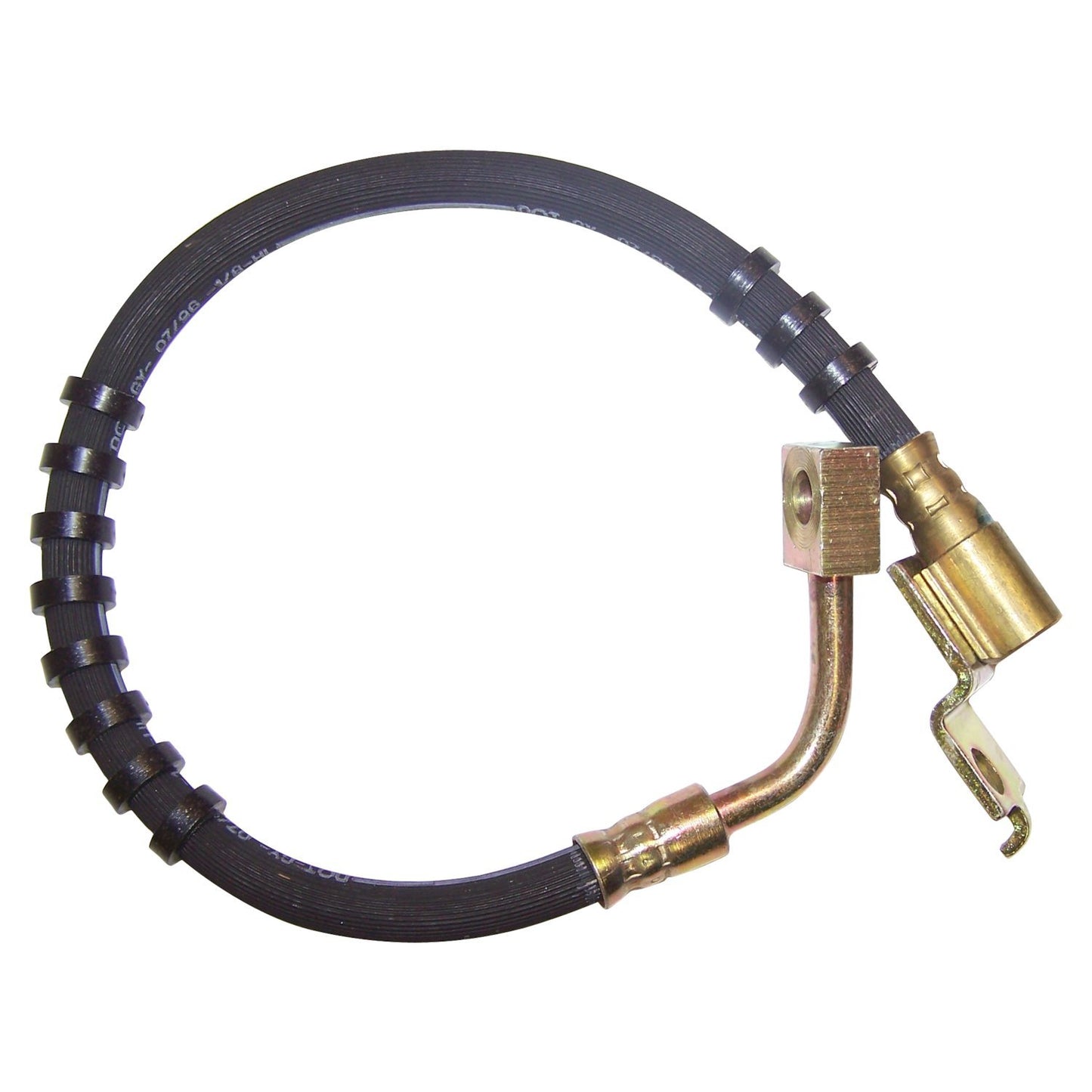 Front Left Brake Hose for Select 84-89 XJ Cherokee, 90-92 XJ Cherokee w/ 2WD Crown Automotive