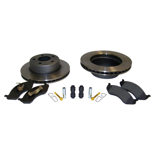 Front Disc Brake Service Kit for Select 90-99 Jeep TJ, YJ, XJ, MJ, ZJ, ZG Crown Automotive