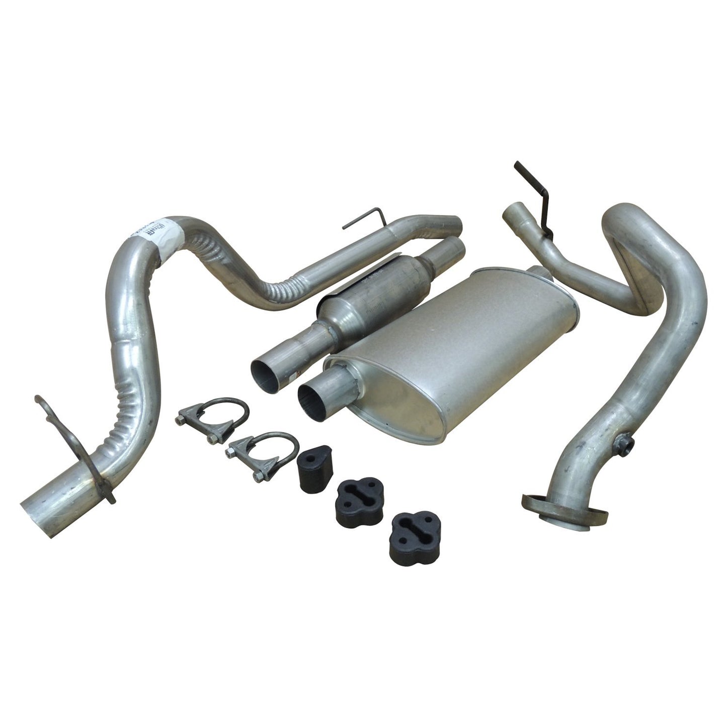 Exhaust Kit for 1993-1995 Jeep YJ Wrangler w/ 2.5L Engine Crown Automotive