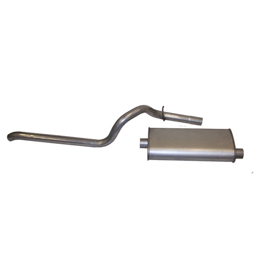 Muffler & Tailpipe for 1984-1998 Jeep XJ Cherokee w/ 2.5L, 4.0L Engines Crown Automotive