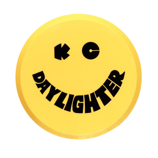 Head Light Cover 6 Inch KC Plastic Day Lighter Black/Yellow Pair KC Hilites