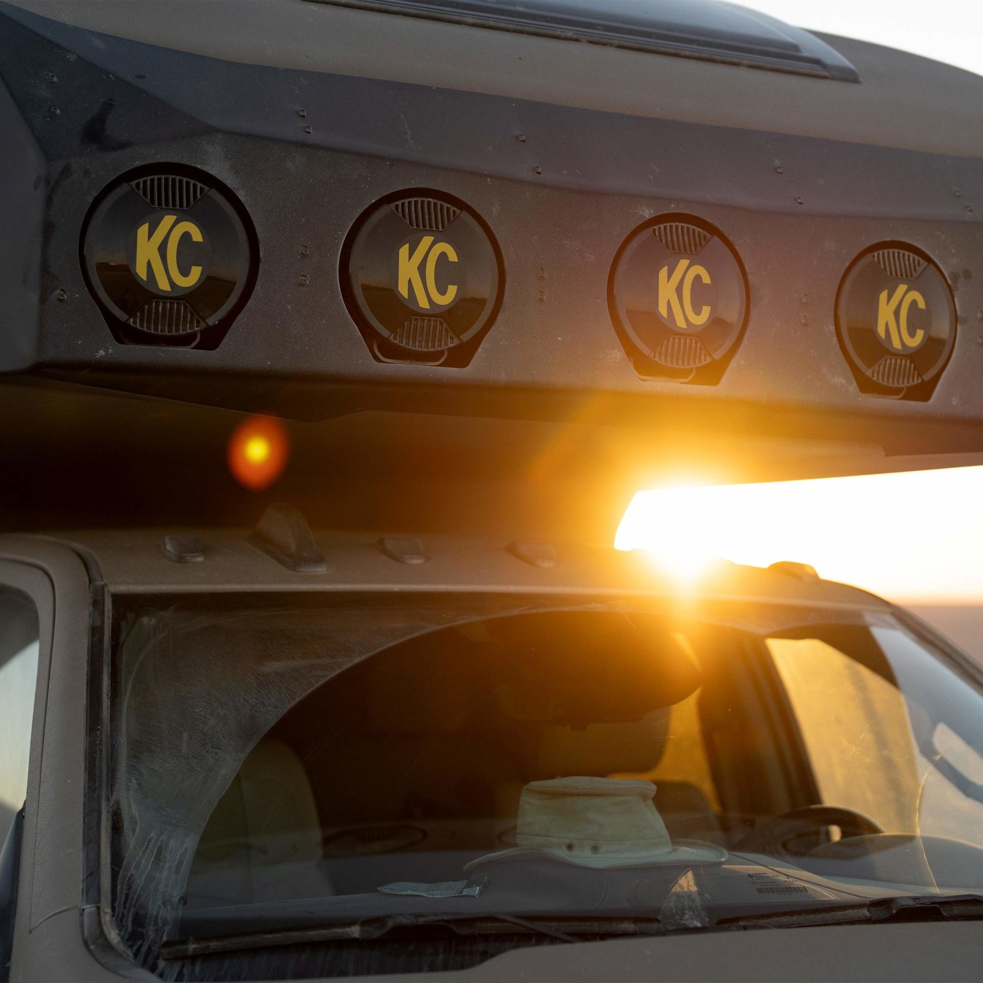 SlimLite 8 Inch LED Light Cover KC Hilites-52