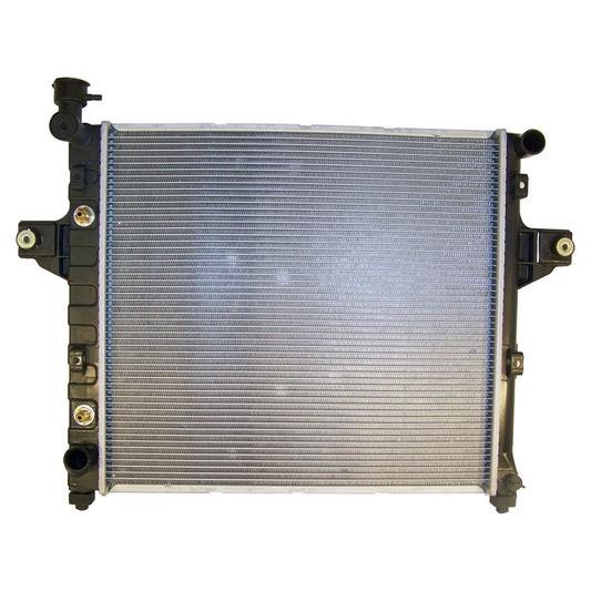 Radiator for 1999-2004 Jeep WJ Grand Cherokee w/ 4.0L Engine, 23-1/2 x 21-7/8 Crown Automotive