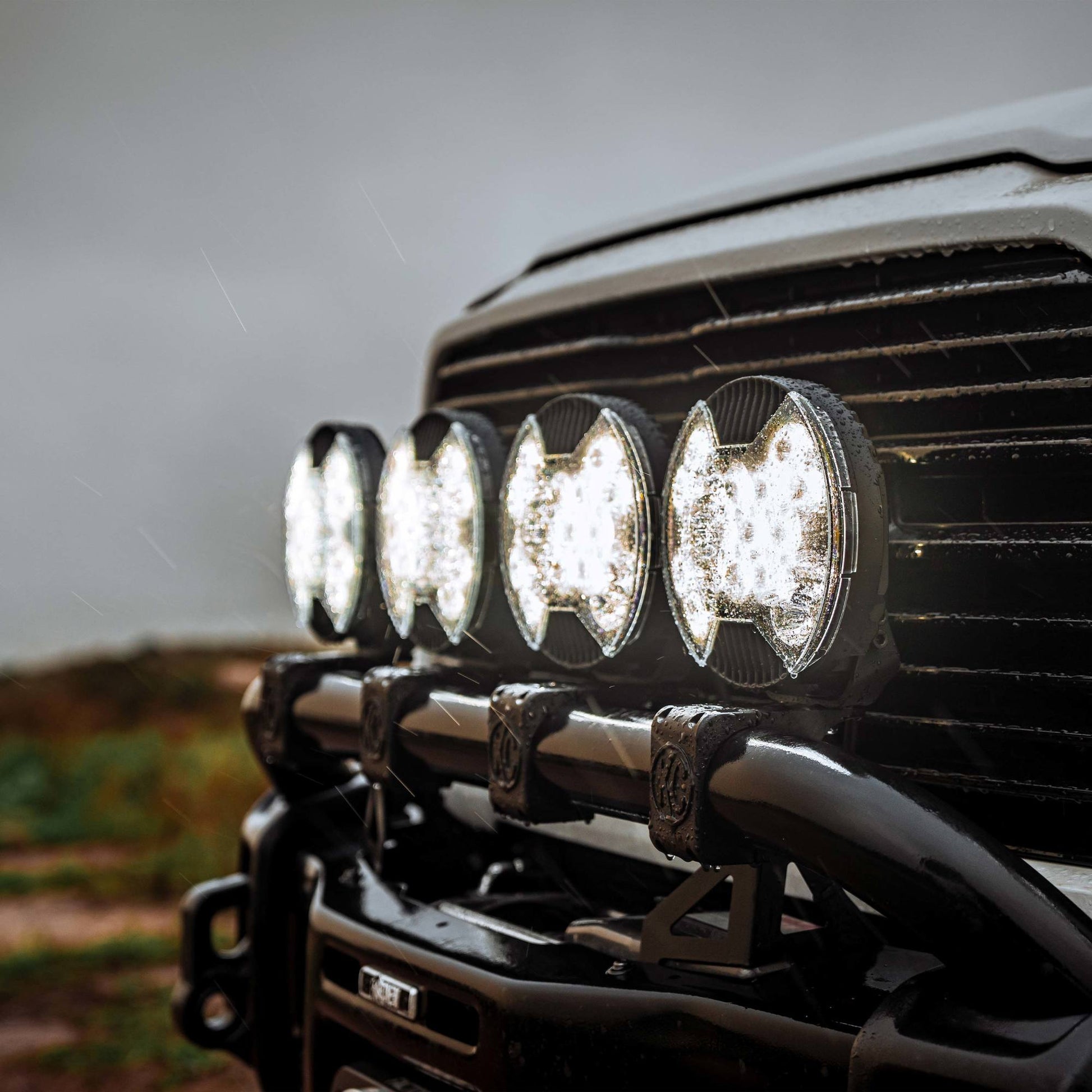 SlimLite 8 Inch LED Light Cover KC Hilites-39
