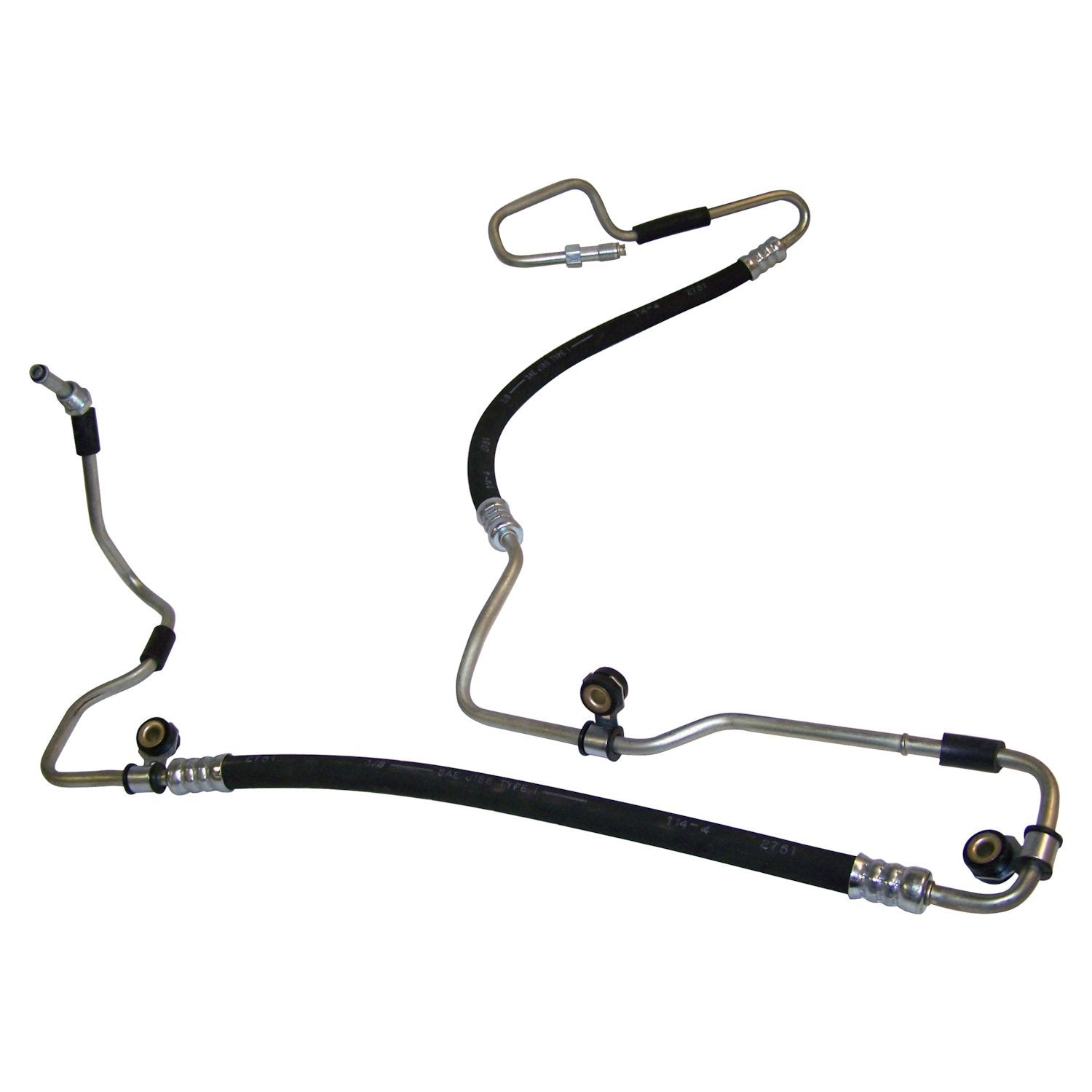 Power Steering Pressure Hose for 05-10 Jeep WJ, WJ, XK, XH w/ 3.7L, 4.7L Engines Crown Automotive