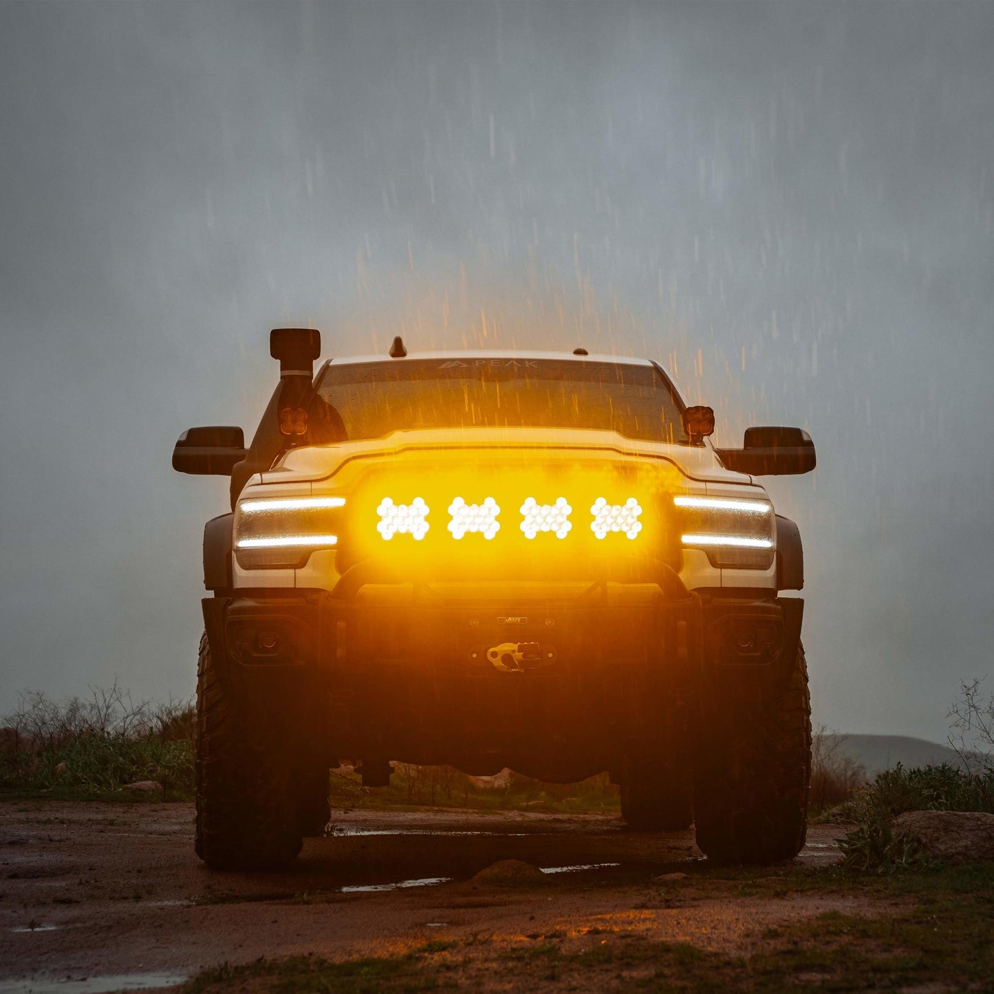 SlimLite 8 Inch LED Light Cover KC Hilites-26