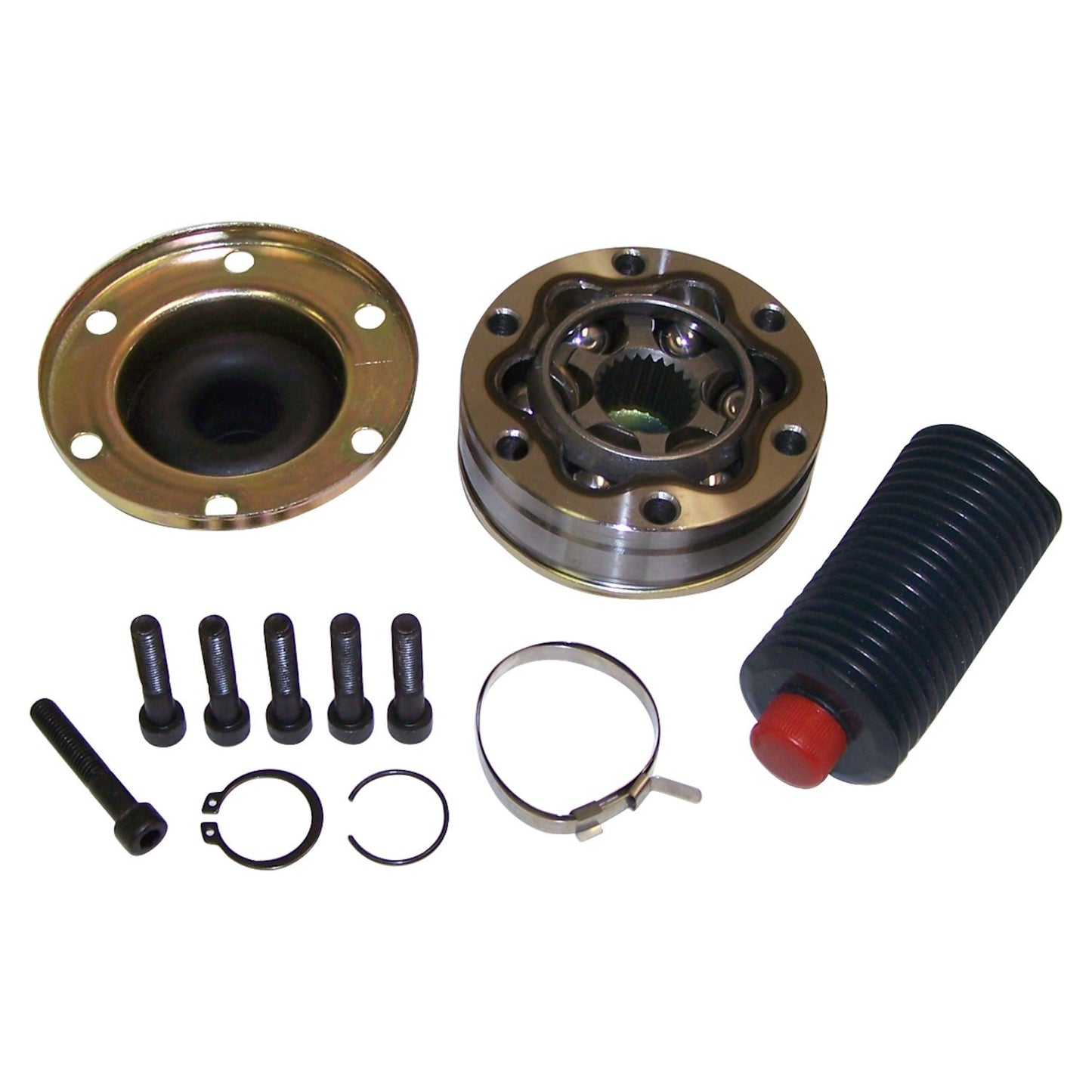 Front CV Joint Repair Kit (Transfer Case End) for 99-04 Jeep WJ, WG Grand Cherokee, 02-07 KJ Liberty Crown Automotive