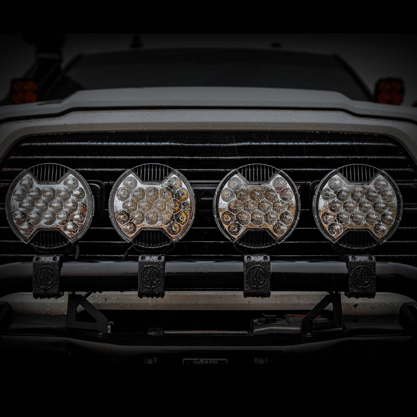 SlimLite 8 Inch LED Light Cover KC Hilites-11