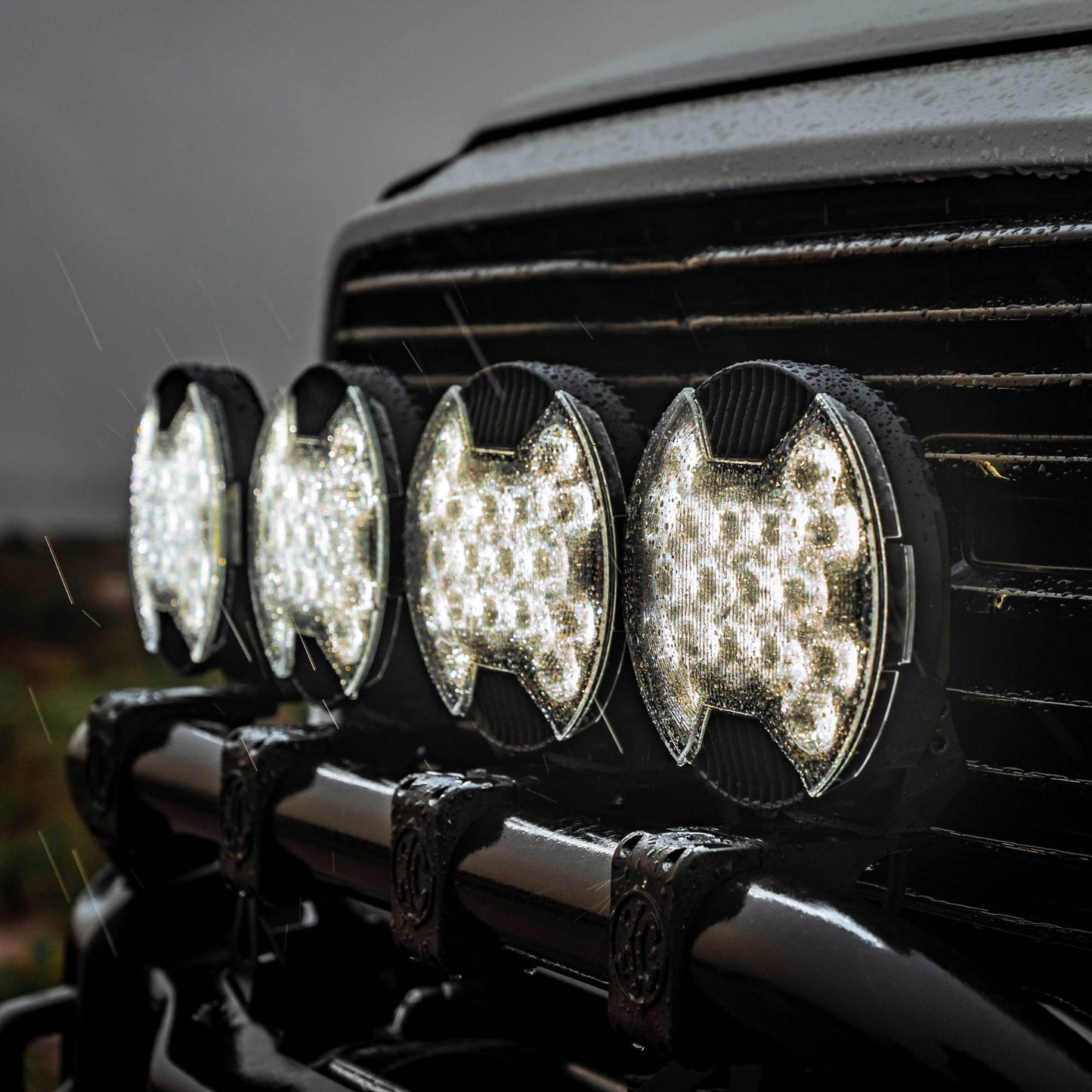 SlimLite 8 Inch LED Light Cover KC Hilites-9