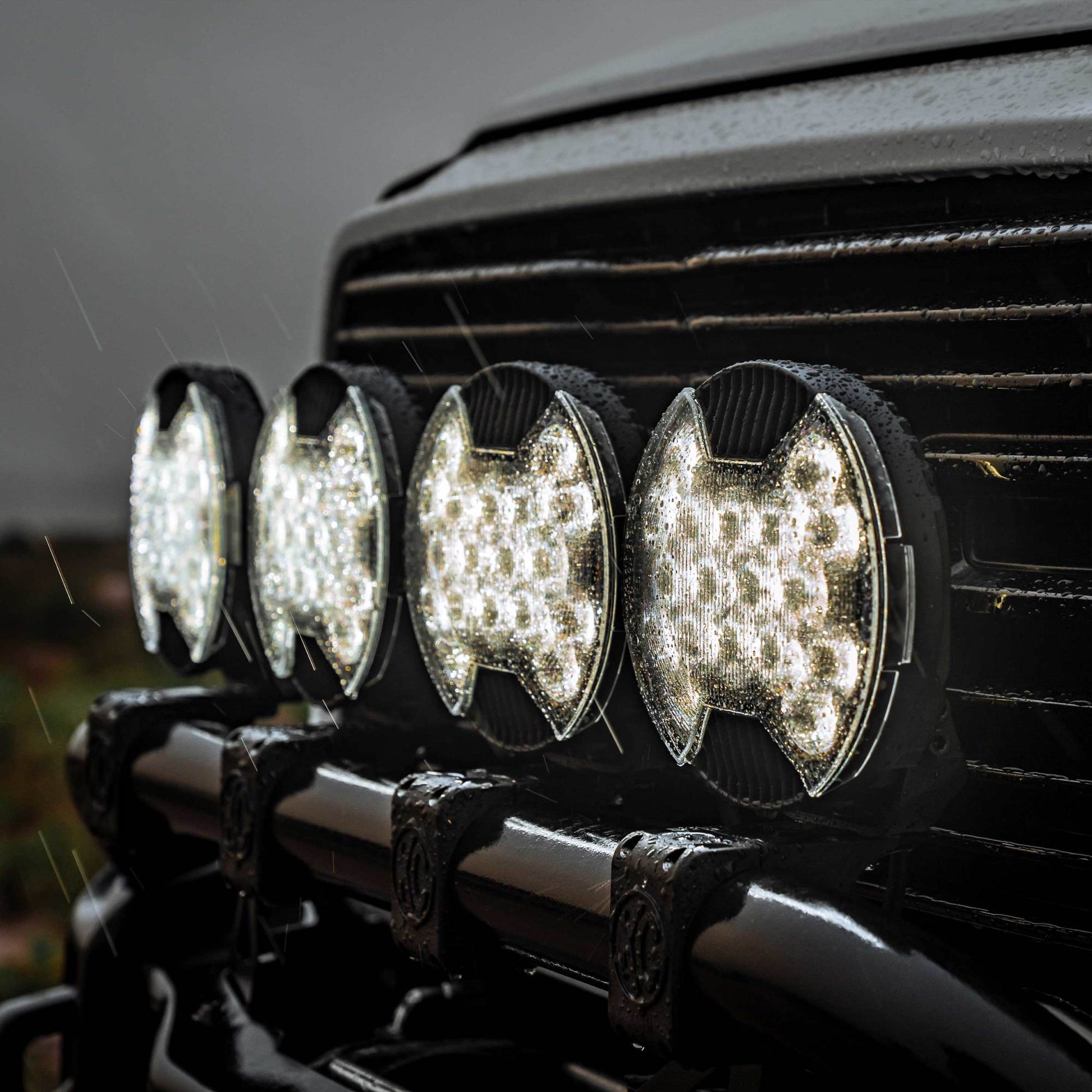 SlimLite 8 Inch LED Light Cover KC Hilites-9