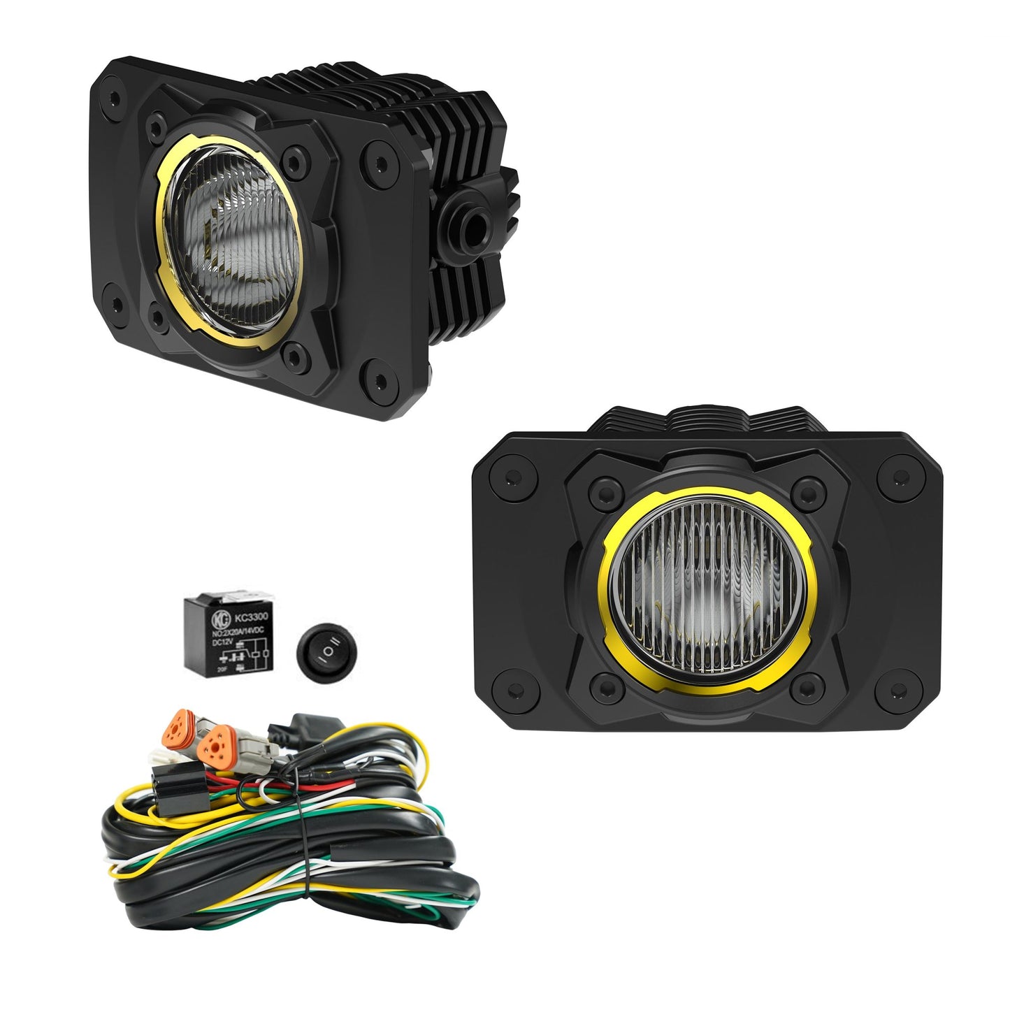 Flex Era 1 LED 2- Light Rear Flush Kit KC Hilites