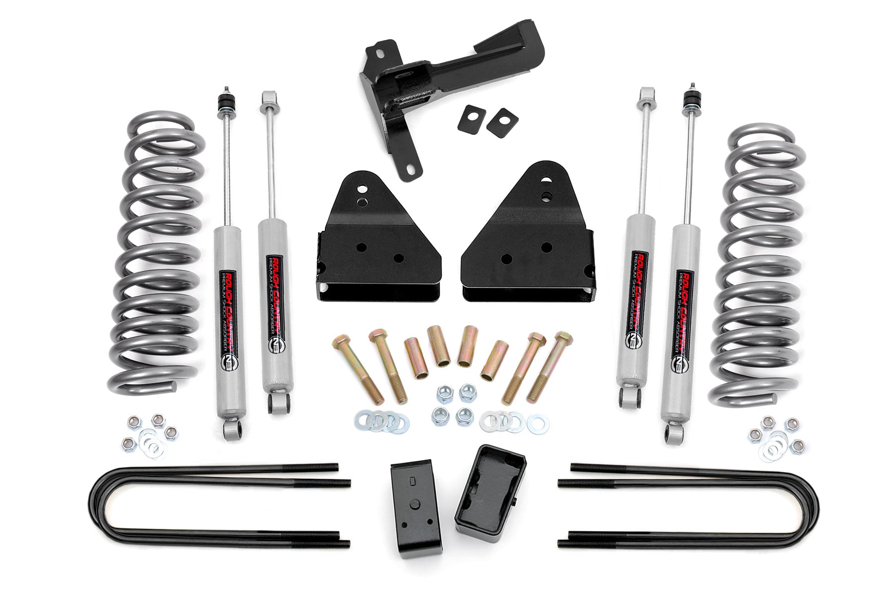 3 Inch Lift Kit FR Springs Ford F-250/F-350 Super Duty 4WD (2008-2010) Rough Country
